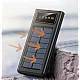 Baterie Externa Solara 12000 mAh Q CD281 Cabluri USB Type C MicroUSB si Lightning Incorporate Baterie Externa Solara 12000 mAh Q CD281 Cabluri USB Type C MicroUSB si Lightning Incorporate