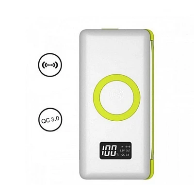 Baterie externa Q CD815 capacitate15000 mAH QC 3.0 wireless USB-C Baterie externa Q CD815 capacitate15000 mAH QC 3.0 wireless USB-C