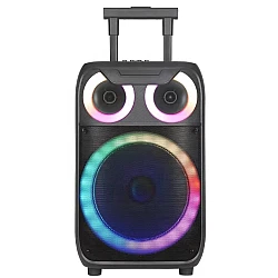 Boxa portabila troliu Andowl Q YX8000 iluminare RGB telecomanda microfon