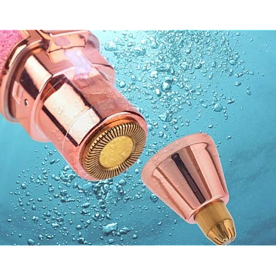 Epilator RD E346 cu 2 capete interschimbabile fata/sprancene lumina led pe baterie Epilator RD E346 cu 2 capete interschimbabile fata/sprancene lumina led pe baterie