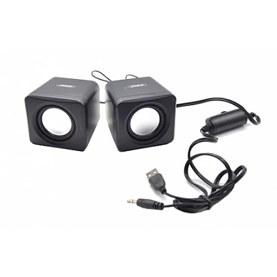 Set 2 boxe YX332 cu AUX USB putere 9W Set 2 boxe YX332 cu AUX USB putere 9W