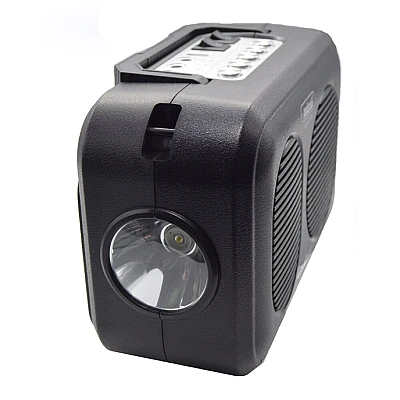 Sistem iluminare Q YX1793 LED 2 becuri USB MP3 BT Sistem iluminare Q YX1793 LED 2 becuri USB MP3 BT