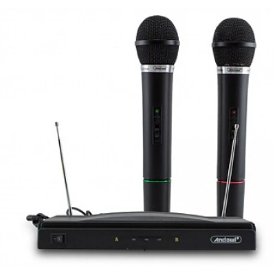 Set 2 microfoane wireless karaoke MIC590 Set 2 microfoane wireless karaoke MIC590