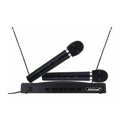 Set 2 microfoane wireless karaoke MIC590 Set 2 microfoane wireless karaoke MIC590