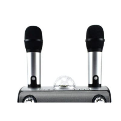 Dispozitiv Karaoke Disco Q YX899 putere 15W cu 2 microfoane wireles Dispozitiv Karaoke Disco Q YX899 putere 15W cu 2 microfoane wireles
