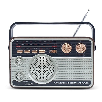 Radio FM model RETRO portabil Q FM01 Bluetooth USB AUX Radio FM model RETRO portabil Q FM01 Bluetooth USB AUX