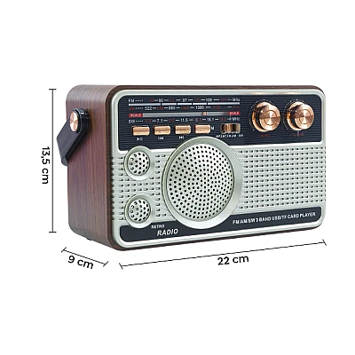 Radio FM model RETRO portabil Q FM01 Bluetooth USB AUX Radio FM model RETRO portabil Q FM01 Bluetooth USB AUX