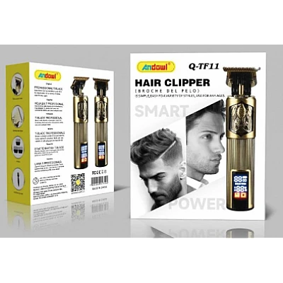 Trimmer de tuns si conturare Q TF11 vintage retro cu display Trimmer de tuns si conturare Q TF11 vintage retro cu display