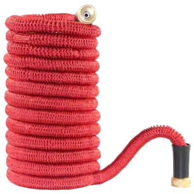 Furtun extensibil pentru gradina SUPER HOSE 100 FT = 30 m Rosu Furtun extensibil pentru gradina SUPER HOSE 100 FT = 30 m Rosu