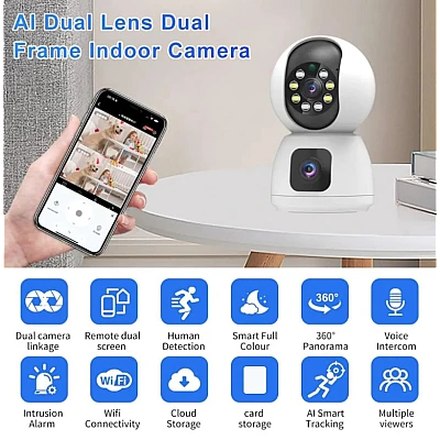 Camera de supraveghere Wifi ABQ A20 Smart Home/Office Camera de supraveghere Wifi ABQ A20 Smart Home/Office