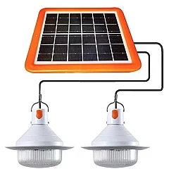 Set 2 lampi solare tip BEC pentru curte terasa camping Solar Charged UFO