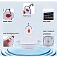 Set 2 lampi solare tip BEC pentru curte terasa camping Solar Charged UFO Set 2 lampi solare tip BEC pentru curte terasa camping Solar Charged UFO