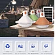 Set 2 lampi solare tip BEC pentru curte terasa camping Solar Charged UFO Set 2 lampi solare tip BEC pentru curte terasa camping Solar Charged UFO