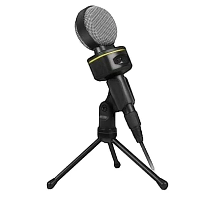 Microfon cu condensator de inregistrare Andowl QY 920 Negru Microfon cu condensator de inregistrare Andowl QY 920 Negru