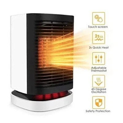 Mini Incalzitor electric portabil Q NF002 putere 950W alb Mini Incalzitor electric portabil Q NF002 putere 950W alb