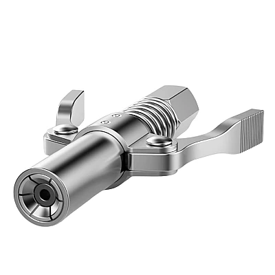 Cuplaj dublu cu manere pentru pistol de unsoare 10000 PSI cu Eliberare Rapida Filet NPTI/8 Cuplaj dublu cu manere pentru pistol de unsoare 10000 PSI cu Eliberare Rapida Filet NPTI/8