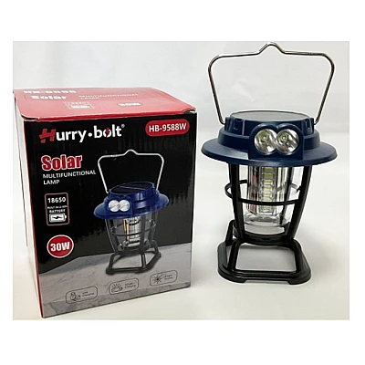 Lanterna Solara 30W pentru Camping HB 9588W Lanterna Solara 30W pentru Camping HB 9588W