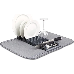 Scurgator de vase din microfibra, rezistent la apa, gri, 60 x 46 cm BS
