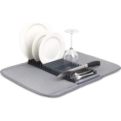Scurgator de vase din microfibra, rezistent la apa, gri, 60 x 46 cm BS
