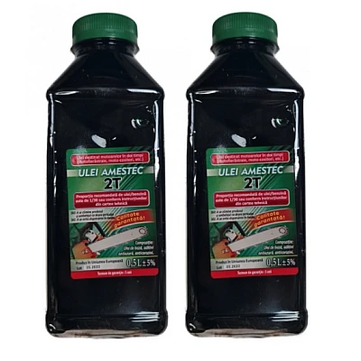 Set 2 Ulei amestec 2T VERDE 0,5l (B40) Set 2 Ulei amestec 2T VERDE 0,5l (B40)
