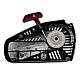 Demaror negru pentru drujba Craft tec X3000 MX573