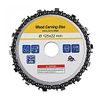 Disc flex lemn cu lant drujba polizor unghiular 125 x 22  diametru 5'' MX457