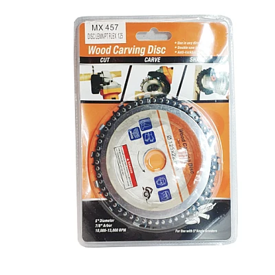 Disc flex lemn cu lant drujba polizor unghiular 125 x 22  diametru 5'' MX457