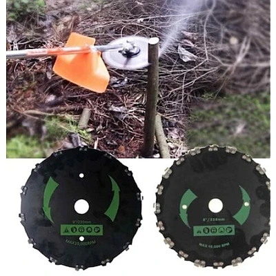 Disc NR 9 pentru motocoasa 230 X 20T cu dinti tip lant drujba MX693 Disc NR 9 pentru motocoasa 230 X 20T cu dinti tip lant drujba MX693
