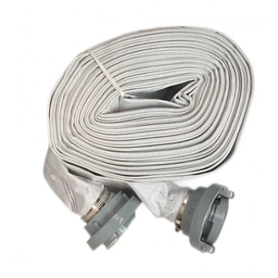 Furtunul de pompier 2'' 20 m 8 bari alb cu 2 cuple MX452 Furtunul de pompier 2'' 20 m 8 bari alb cu 2 cuple MX452