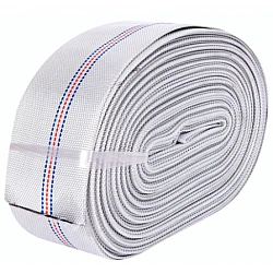 Furtunul de pompier 2'' 20 m 8 bari alb fara cuple MX451