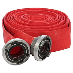 Furtun pompier 2'' 20M 8 BARI ROSU cu cuple PREMIUM LIDER MX956