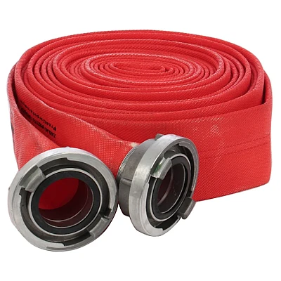 Furtun pompier 2'' 20M 8 BARI ROSU cu cuple PREMIUM LIDER MX956 Furtun pompier 2'' 20M 8 BARI ROSU cu cuple PREMIUM LIDER MX956