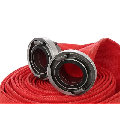Furtun pompier 2'' 20M 8 BARI ROSU cu cuple PREMIUM LIDER MX956 Furtun pompier 2'' 20M 8 BARI ROSU cu cuple PREMIUM LIDER MX956