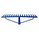 Grebla metal cu 16 dinti albastra MX339 Grebla metal cu 16 dinti albastra MX339