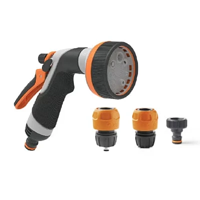 Set pistol irigat gradina 8 moduri VERDE + mufa rapida 1/2+3/4+ 1 conector MX1003 Set pistol irigat gradina 8 moduri VERDE + mufa rapida 1/2+3/4+ 1 conector MX1003