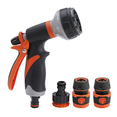 Set pistol irigat gradina 8 moduri VERDE + mufa rapida 1/2+3/4+ 1 conector MX1003 Set pistol irigat gradina 8 moduri VERDE + mufa rapida 1/2+3/4+ 1 conector MX1003