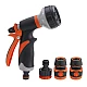 Set pistol irigat gradina 8 moduri VERDE + mufa rapida 1/2+3/4+ 1 conector MX1003 Set pistol irigat gradina 8 moduri VERDE + mufa rapida 1/2+3/4+ 1 conector MX1003