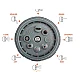 Set pistol irigat gradina 8 moduri VERDE + mufa rapida 1/2+3/4+ 1 conector MX1003