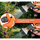 Set pistol irigat gradina 8 moduri VERDE + mufa rapida 1/2+3/4+ 1 conector MX1003