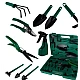 Trusa de gradinarit completa servieta platic VERDE 10 piese MX992 Trusa de gradinarit completa servieta platic VERDE 10 piese MX992