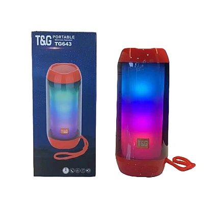 Boxa Bluetooth RGB portabila TG-643 Boxa Bluetooth RGB portabila TG-643