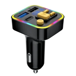 Modulator auto Bluetooth M6 cu Incarcator PD Modulator auto Bluetooth M6 cu Incarcator PD