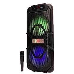 Boxa Portabila 8" GTS-1701 RGB cu Microfon