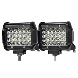 Set 2 Proiector LED Auto Off Road 24 LED-uri 72W Dreptunghiular