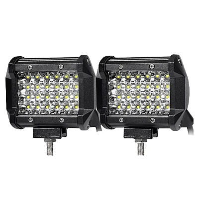 Set 2 Proiector LED Auto Off Road 24 LED-uri 72W Dreptunghiular Set 2 Proiector LED Auto Off Road 24 LED-uri 72W Dreptunghiular