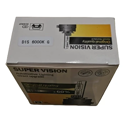 Set 2 Becuri D1S Complet Metal 6000K Super Vision Set 2 Becuri D1S Complet Metal 6000K Super Vision