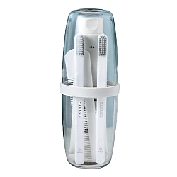 Suport Multifunctional Transparent pentru Periuta de Dinti 