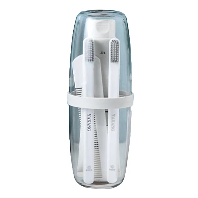 Suport Multifunctional Transparent pentru Periuta de Dinti Suport Multifunctional Transparent pentru Periuta de Dinti