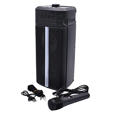 Boxa Portabila Karaoke ZQS-4242 USB Bluetooth Radio FM cu Microfon Boxa Portabila Karaoke ZQS-4242 USB Bluetooth Radio FM cu Microfon