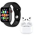 Set Ceas Smartwatch Inteligent si casti wireless BARBATI